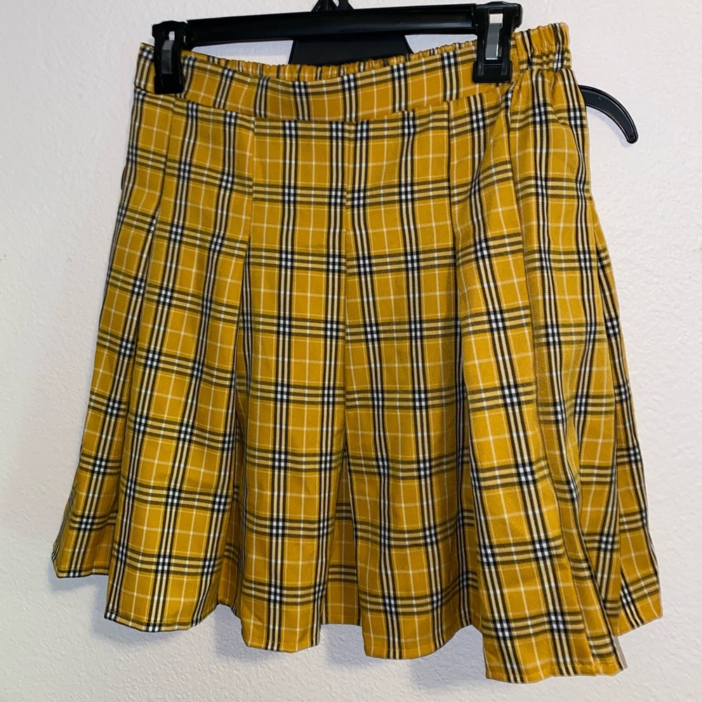 plaid skirt